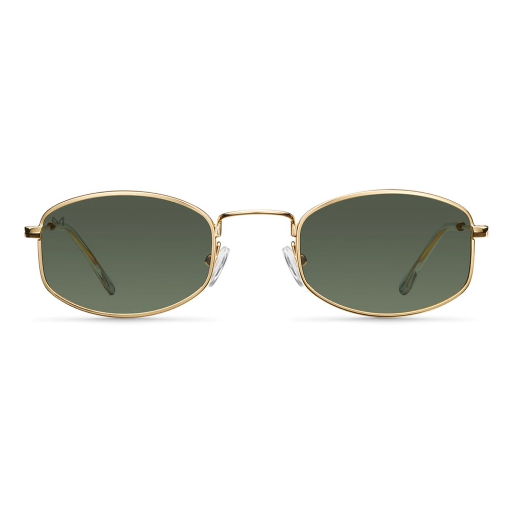 Meller Suku Sunglasses Green and Gold NWOT